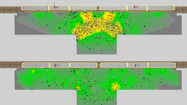  Complex Movement & Crowd Planning with Pedestrian Simulation with PTV Vissim