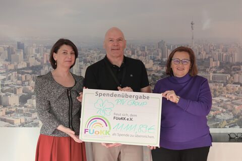PTV Group und Mitarbeitende spenden an wohltätige Organisationen