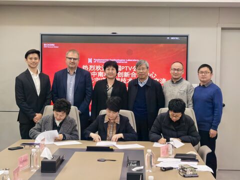 PTV Group and Zhejiang representatives 