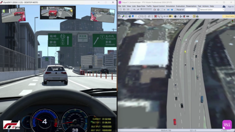 Integration of PTV Vissim with rFpro
