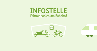 Fahrradparken an Bahnhöfen Logo